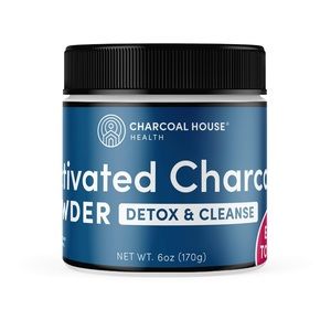 Charcoal house health Coconut Activated Charcoal Powder – Detox and Cleanse 6 Oz